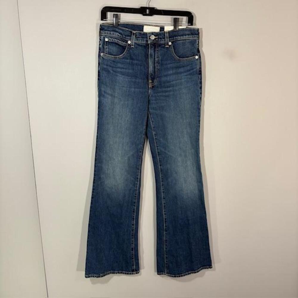 Everlane The High-Rise Flare Jeans Womens 27 Blue Med Wash High Rise 27x28.5